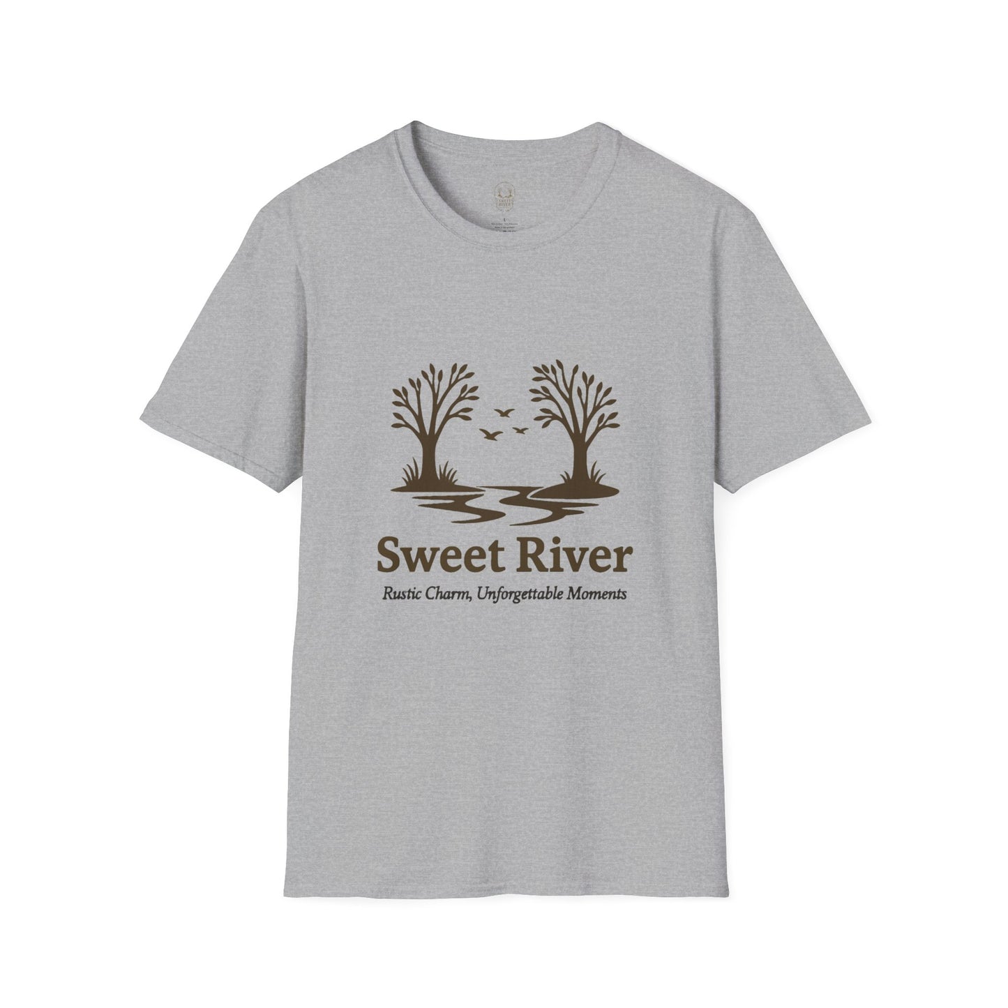 Official Sweet River Scenic T-Shirt — Rustic Charm "Sweet River" Creek Graphic