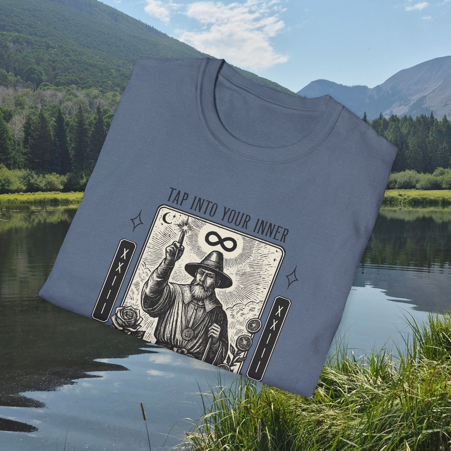 2026 Mesa County Fantasy Faire Magician Tarot Tee — "Tap Into Your Inner Magician"