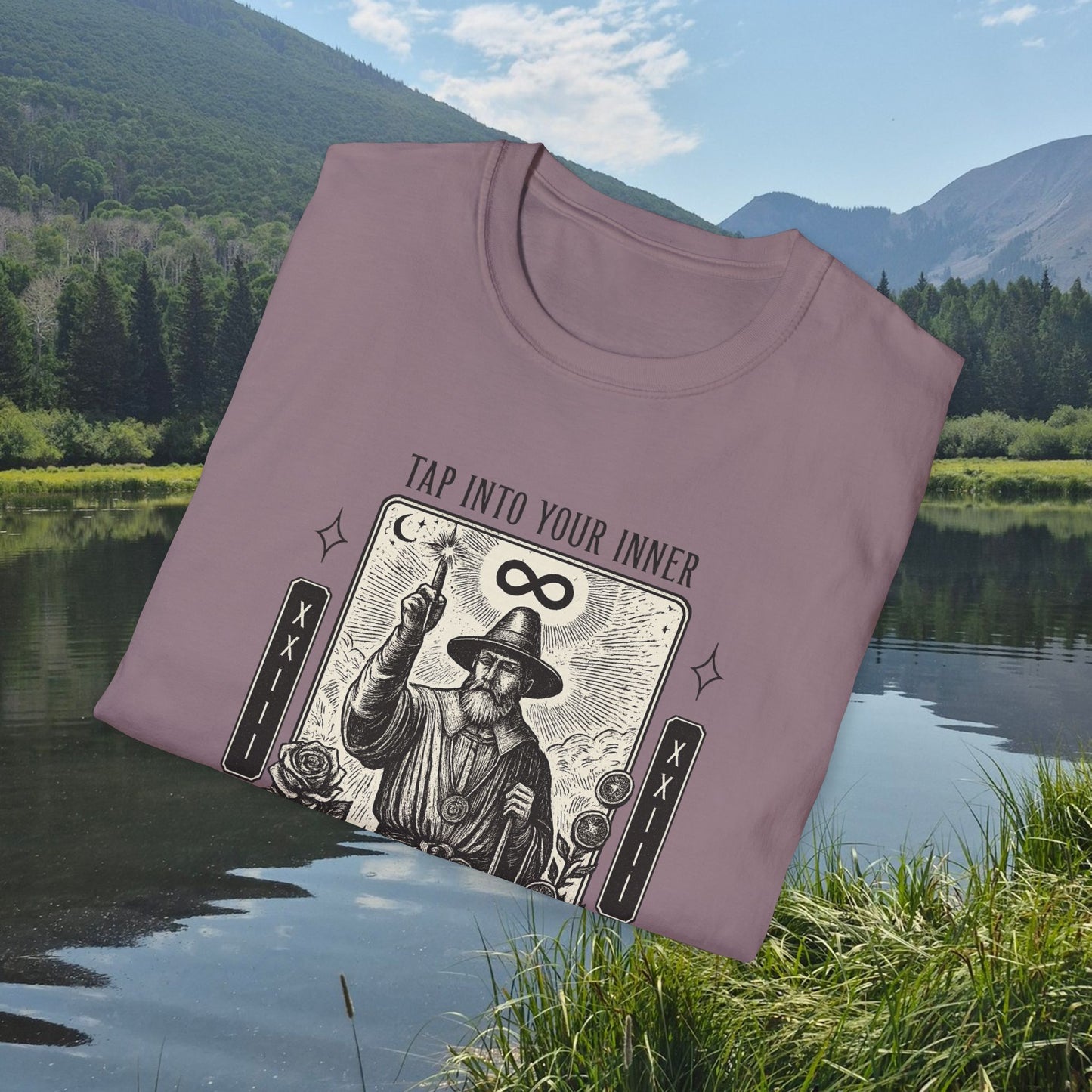 2026 Mesa County Fantasy Faire Magician Tarot Tee — "Tap Into Your Inner Magician"