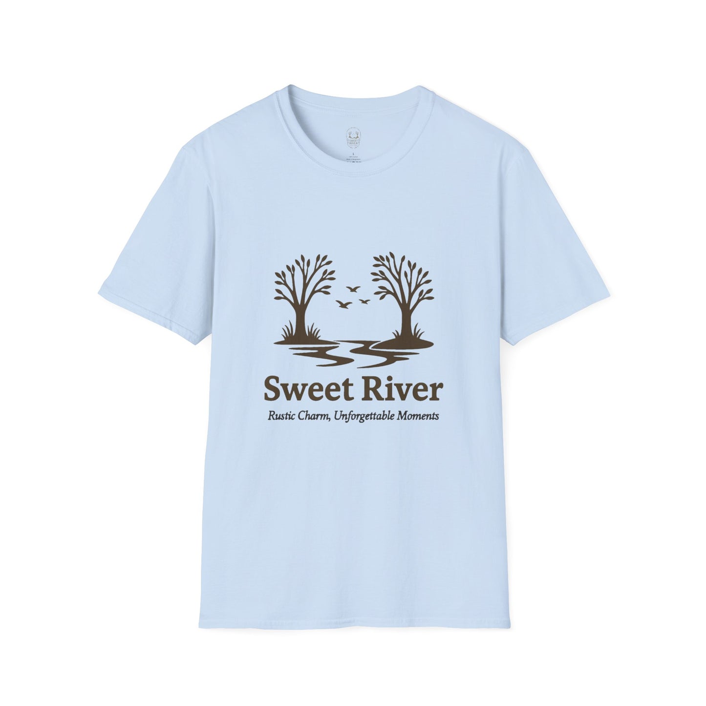 Official Sweet River Scenic T-Shirt — Rustic Charm "Sweet River" Creek Graphic