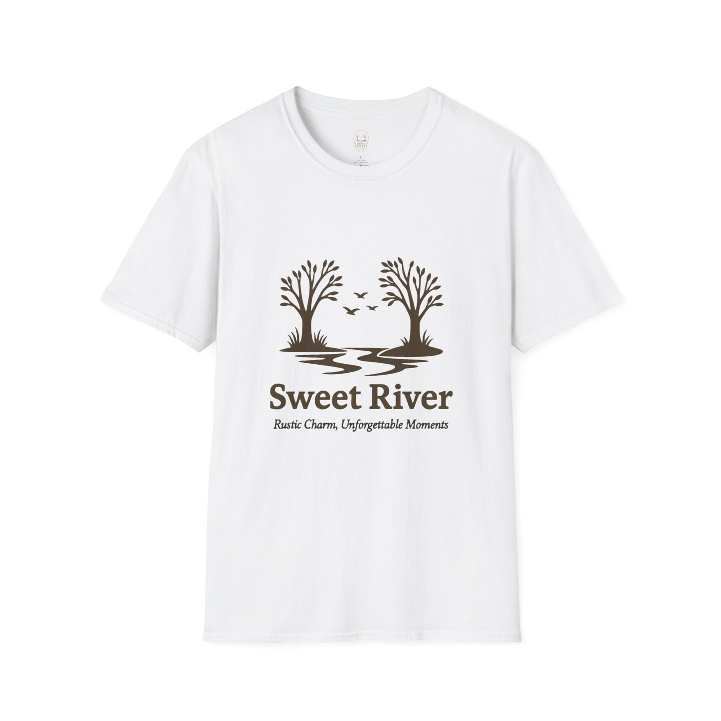 Official Sweet River Scenic T-Shirt — Rustic Charm "Sweet River" Creek Graphic