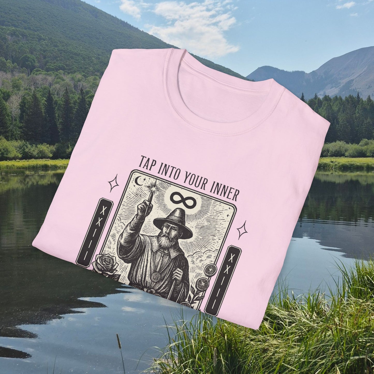 2026 Mesa County Fantasy Faire Magician Tarot Tee — "Tap Into Your Inner Magician"