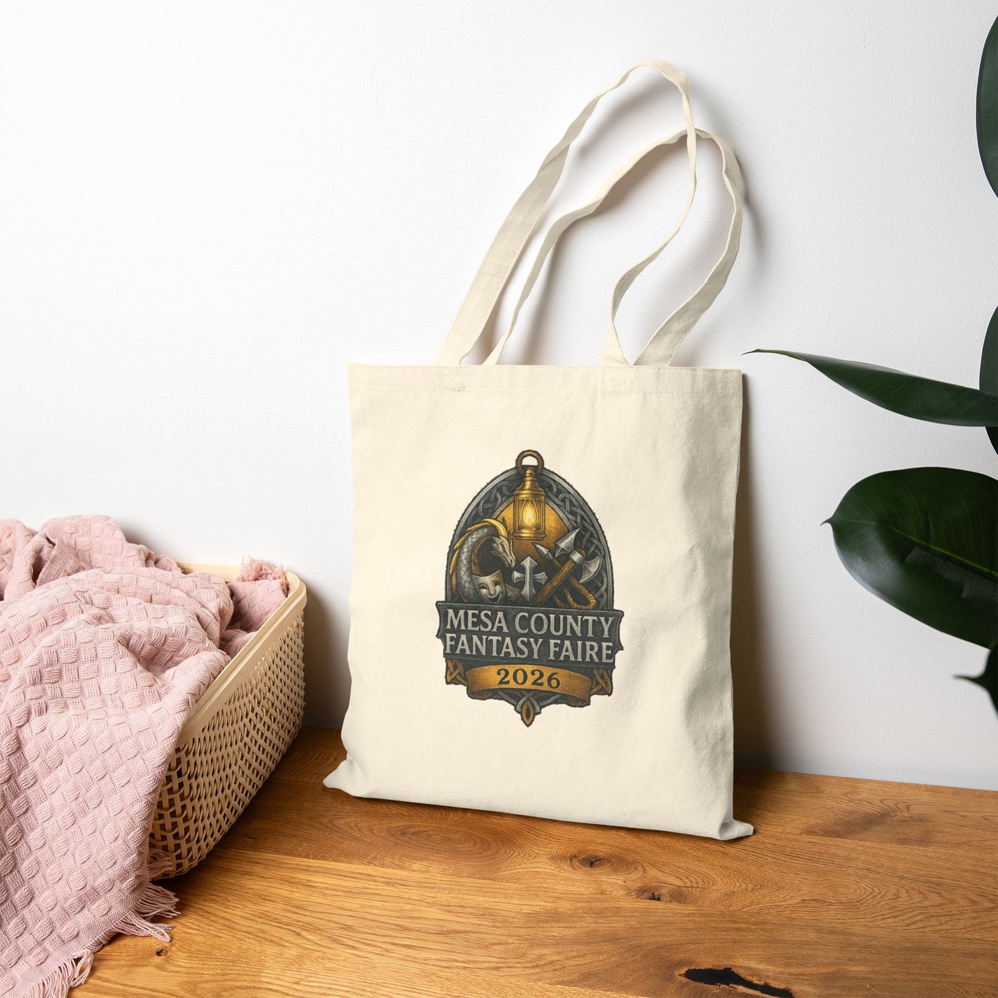 Mesa County Fantasy Faire 2026 Official Cotton Canvas Tote