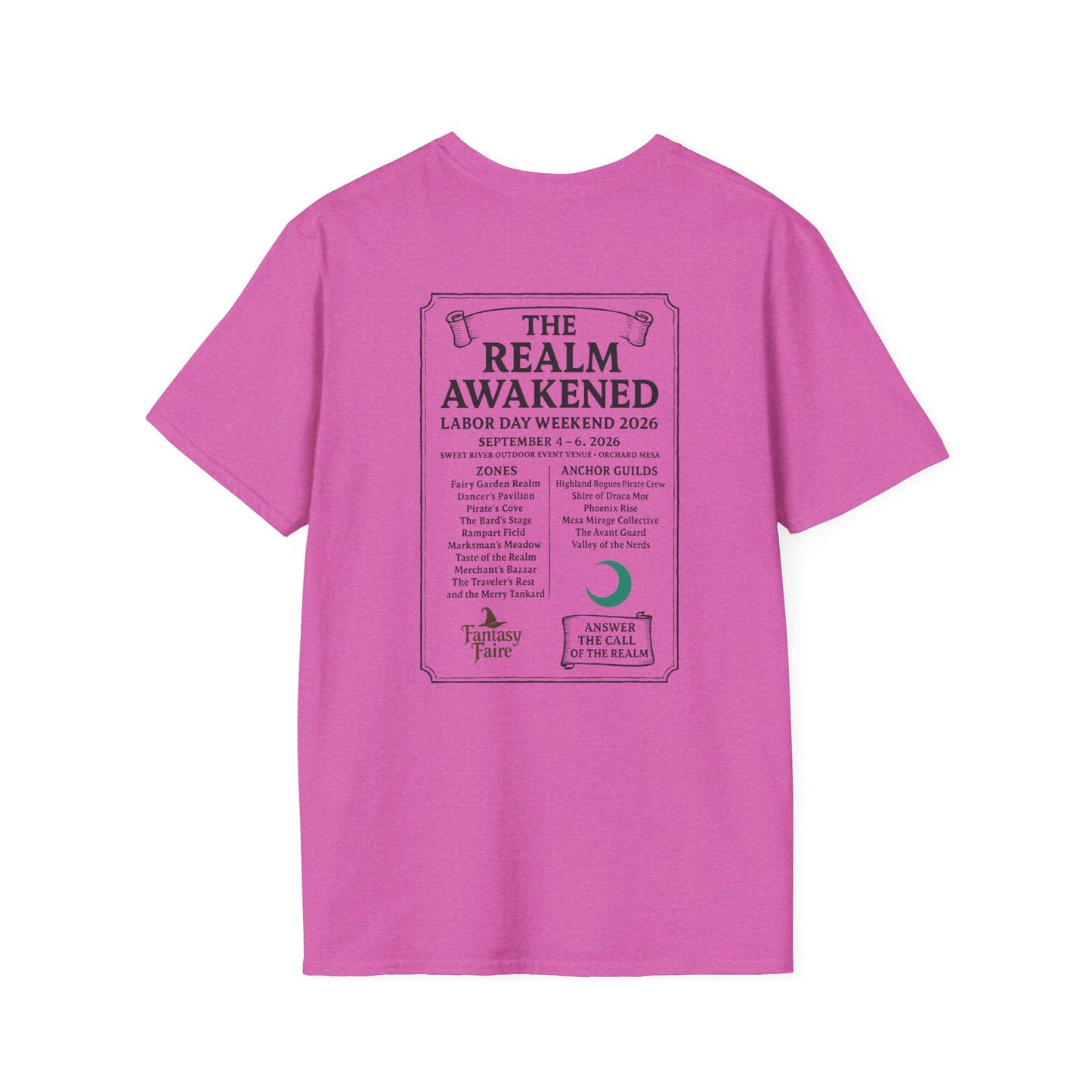 2026 Mesa County Fantasy Faire Official Event Tee