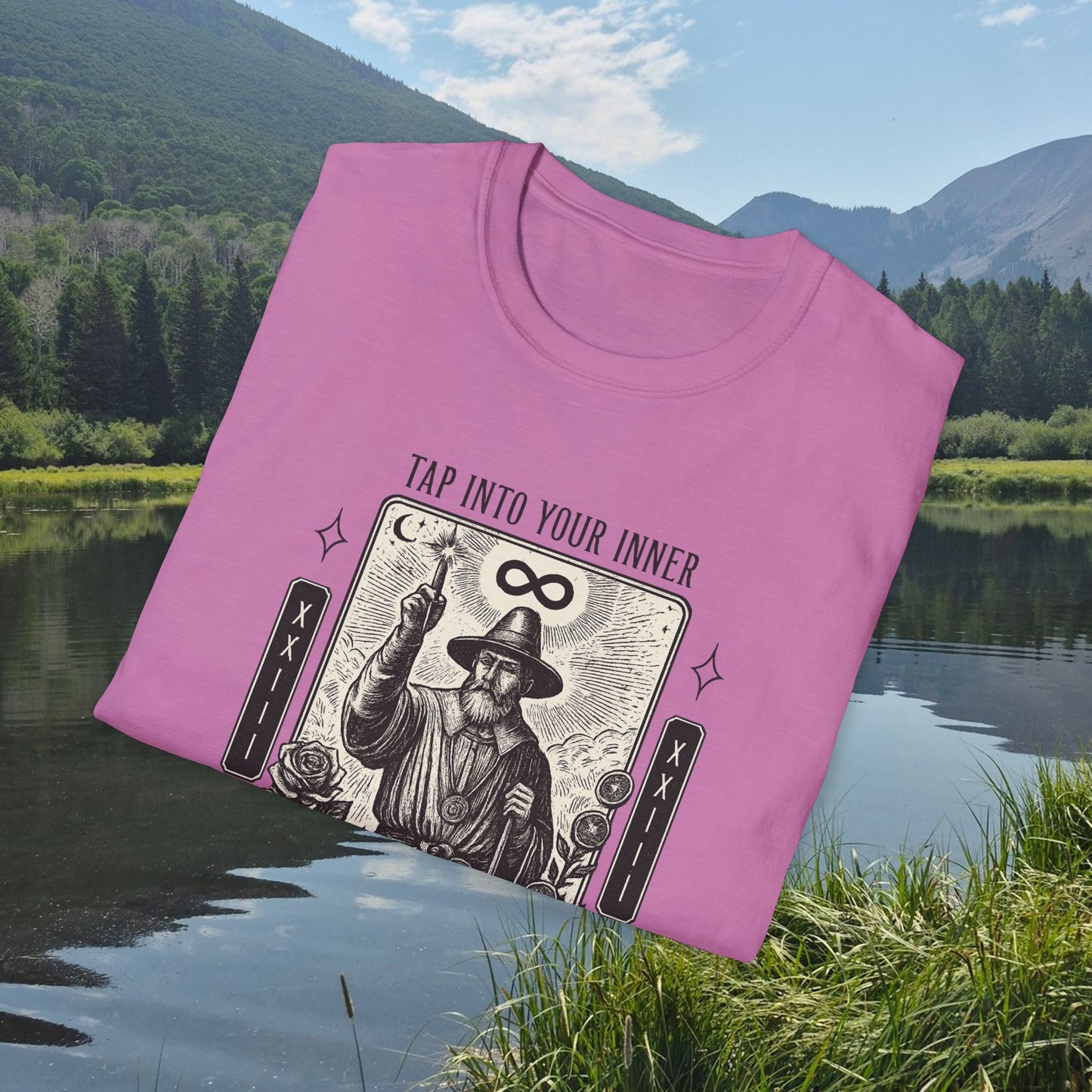 2026 Mesa County Fantasy Faire Magician Tarot Tee — "Tap Into Your Inner Magician"