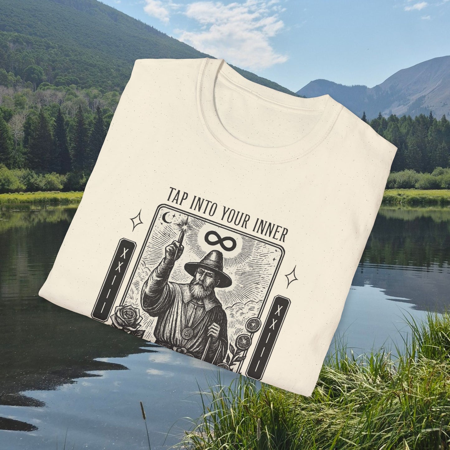 2026 Mesa County Fantasy Faire Magician Tarot Tee — "Tap Into Your Inner Magician"
