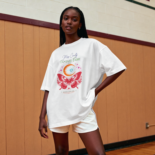 Butterfly Moon T-Shirt — "Fantasy Faire" Graphic Tee