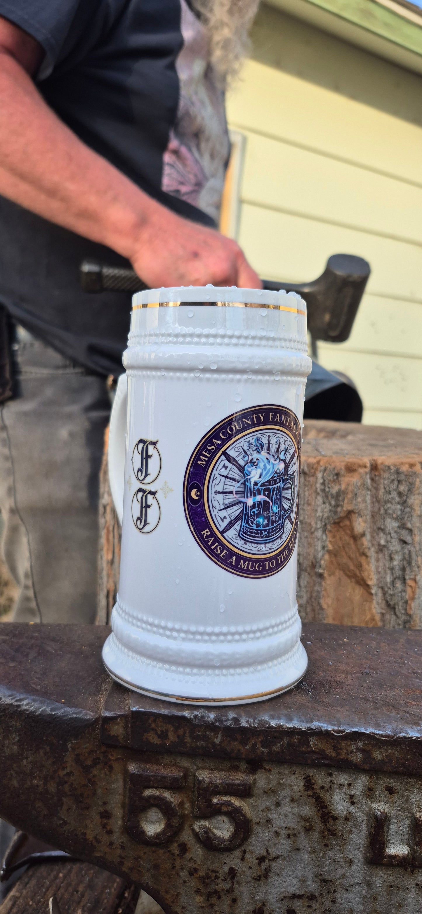 2026 Mesa County Fantasy Faire Limited Edition Vintage Mesa Conty Fantasy Faire Ceramic Beer Stein Mug