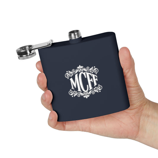 Mesa County Fantasy Faire Monogram Stainless Steel Flask — 6oz