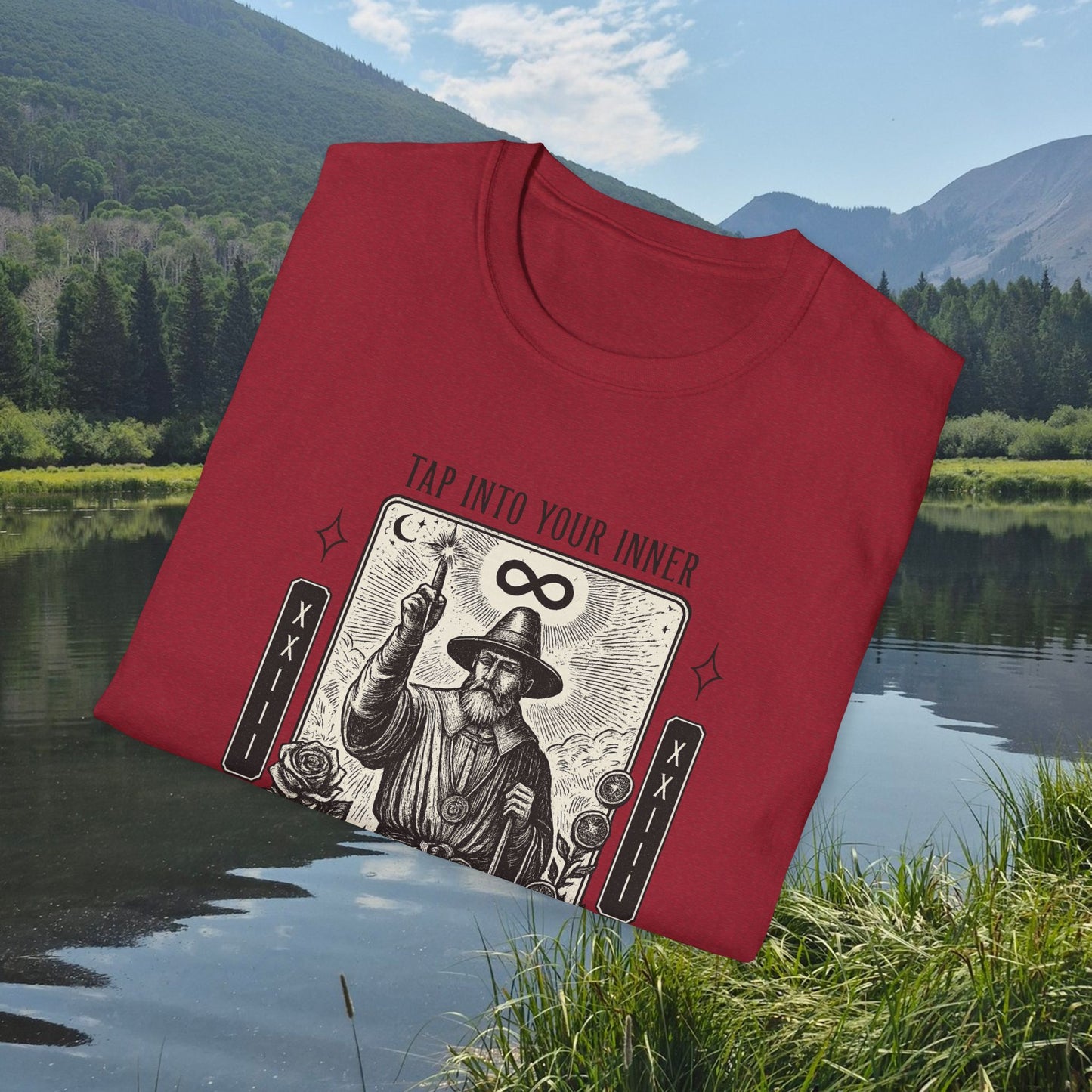 2026 Mesa County Fantasy Faire Magician Tarot Tee — "Tap Into Your Inner Magician"