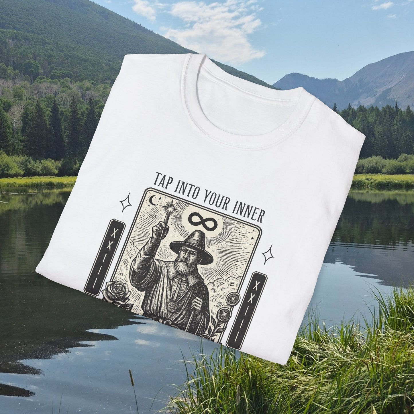 2026 Mesa County Fantasy Faire Magician Tarot Tee — "Tap Into Your Inner Magician"