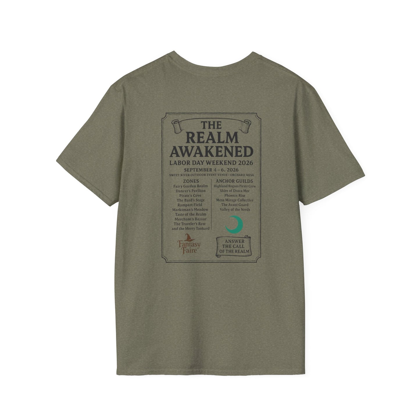 2026 Mesa County Fantasy Faire Official Event Tee