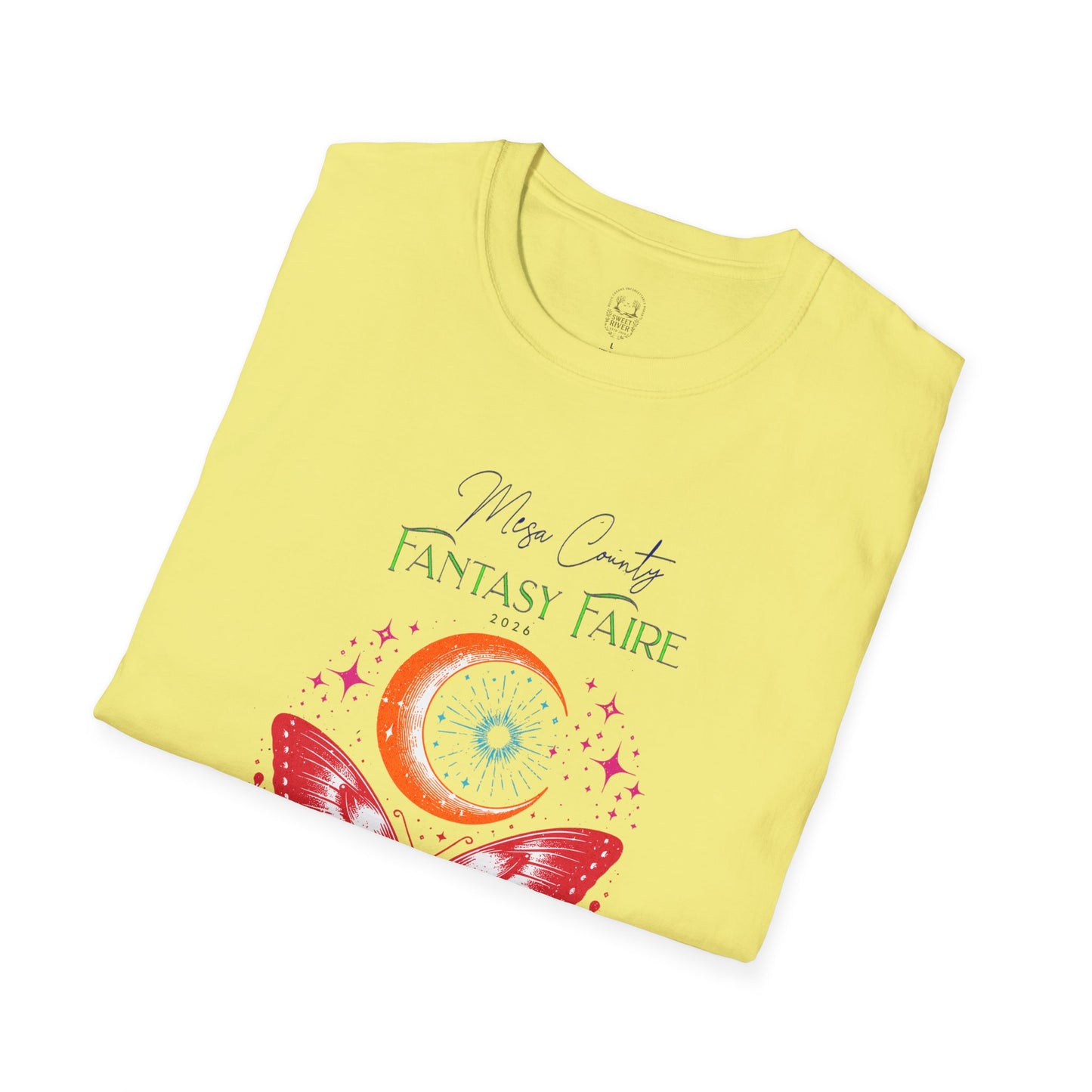 2026 Mesa County Fantasy Faire Limited Edition Butterfly Moon T-Shirt