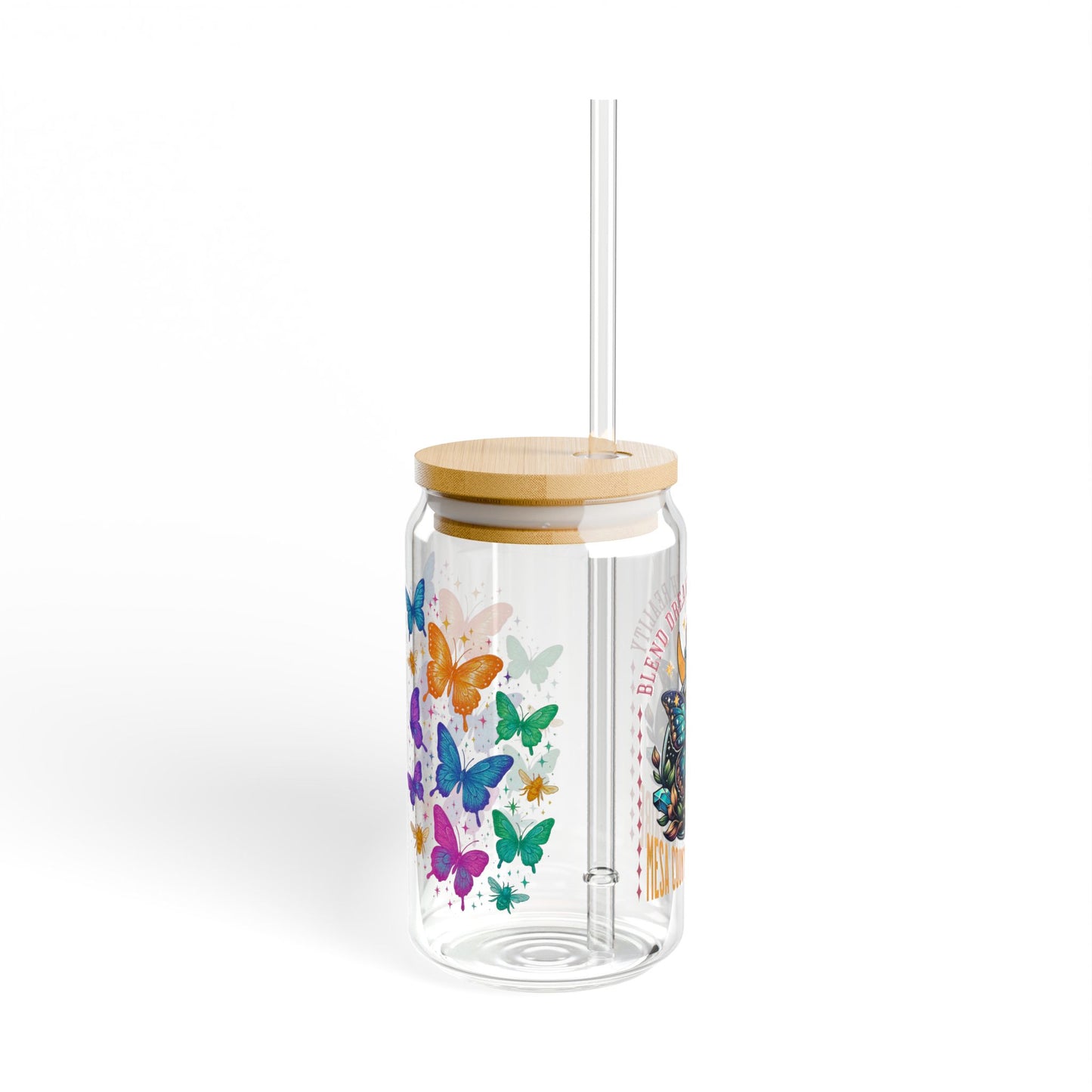 2026 Mesa County Fantasy Faire Limited Edition Butterfly Dreams Sipper Glass — 16oz