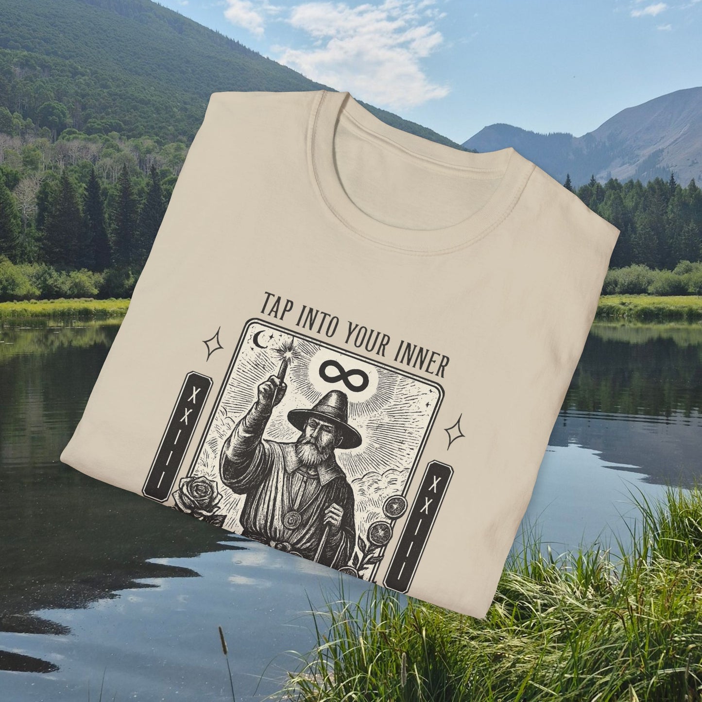 2026 Mesa County Fantasy Faire Magician Tarot Tee — "Tap Into Your Inner Magician"