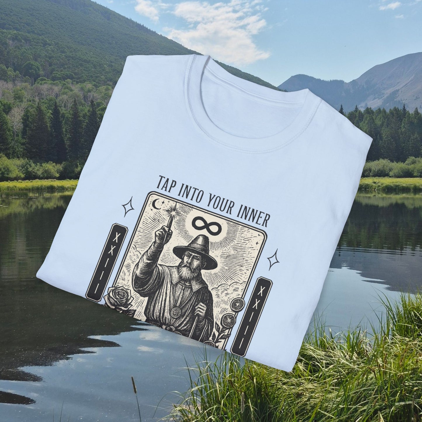 2026 Mesa County Fantasy Faire Magician Tarot Tee — "Tap Into Your Inner Magician"