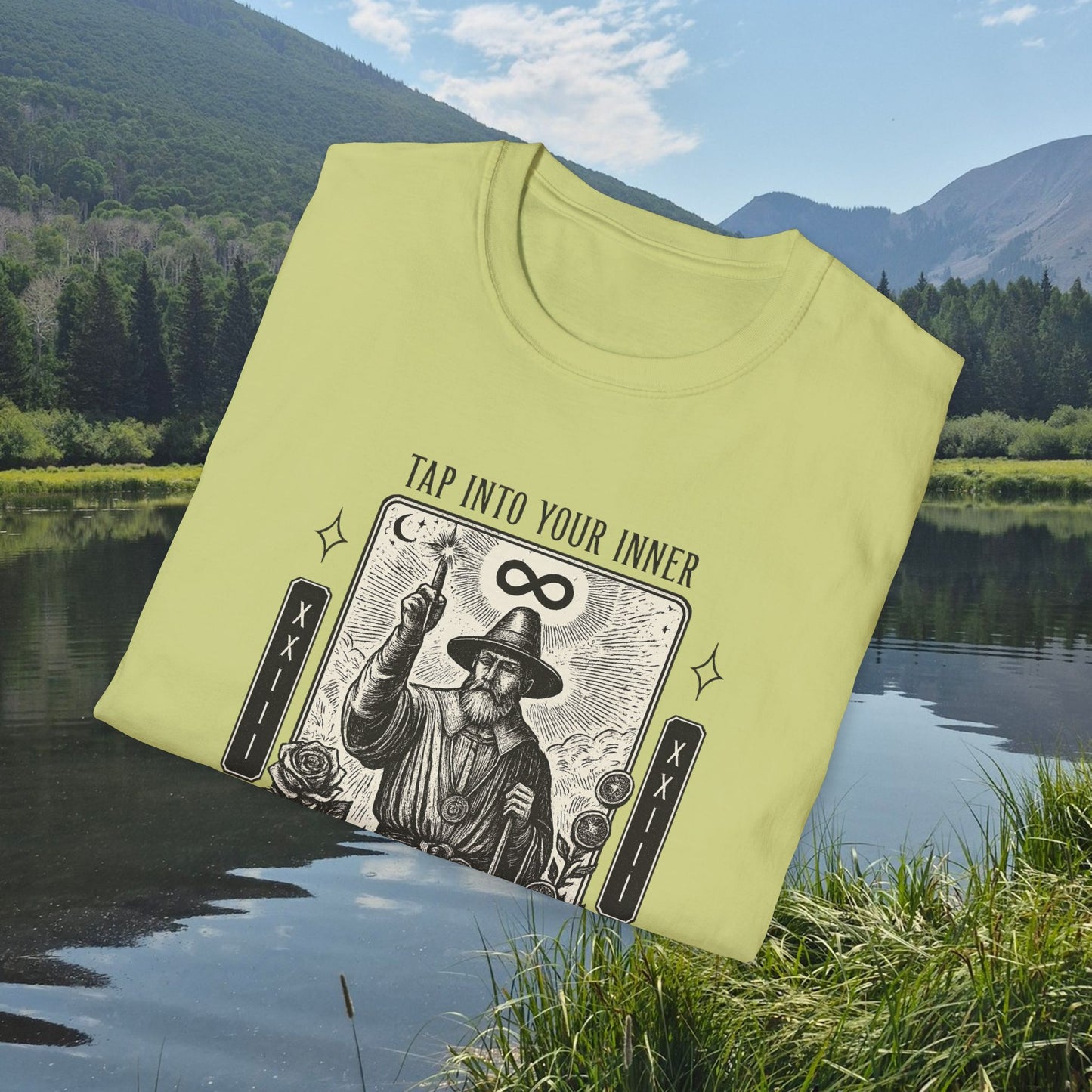 2026 Mesa County Fantasy Faire Magician Tarot Tee — "Tap Into Your Inner Magician"